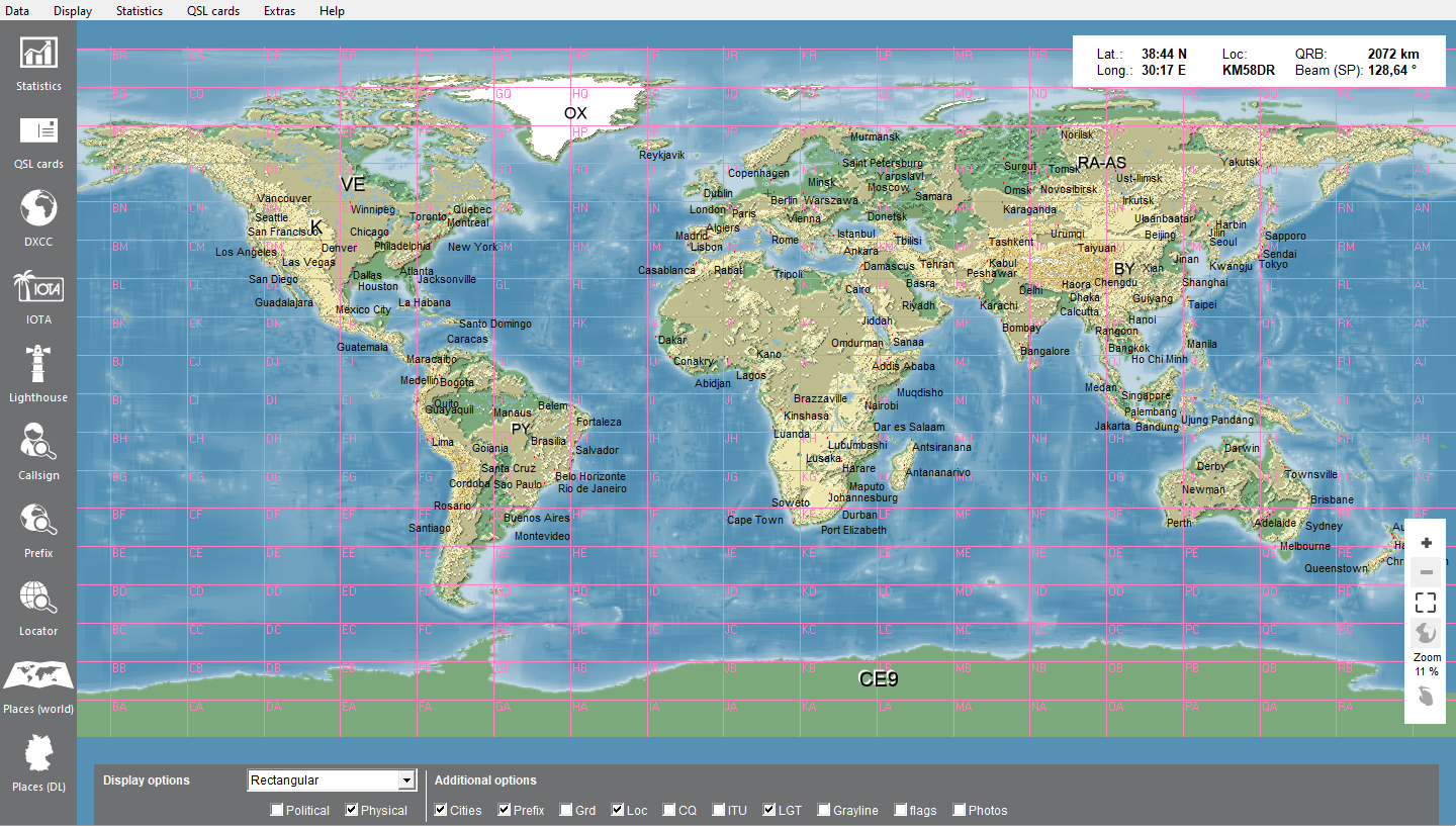 Zoomable World map